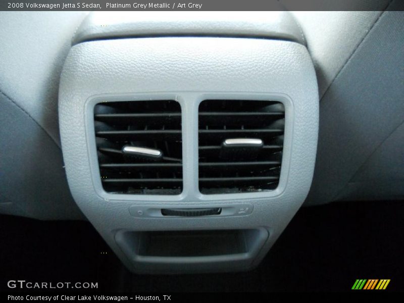 Platinum Grey Metallic / Art Grey 2008 Volkswagen Jetta S Sedan