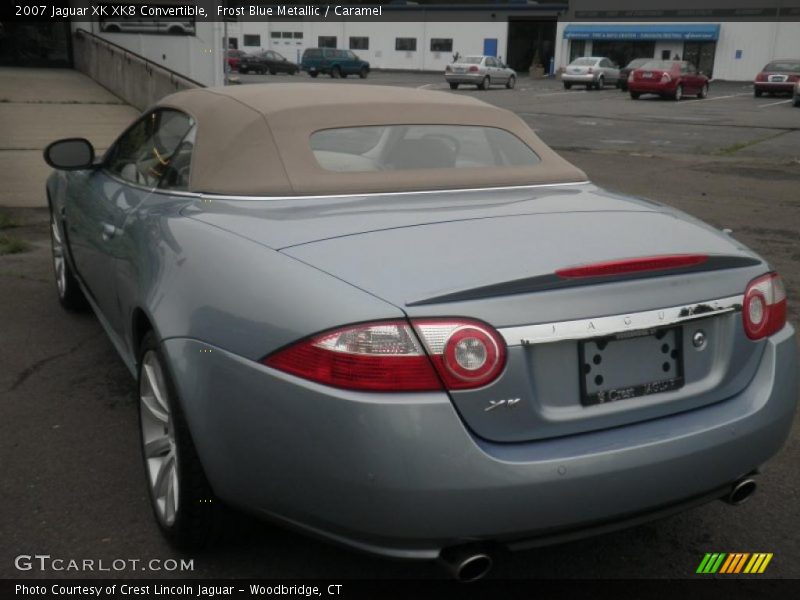 Frost Blue Metallic / Caramel 2007 Jaguar XK XK8 Convertible