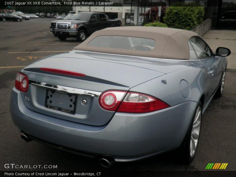  2007 XK XK8 Convertible Frost Blue Metallic