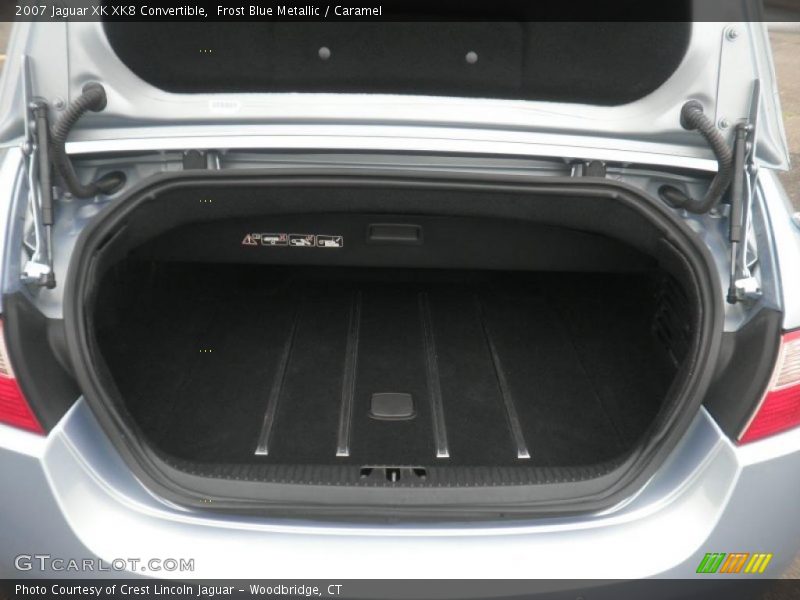 Frost Blue Metallic / Caramel 2007 Jaguar XK XK8 Convertible