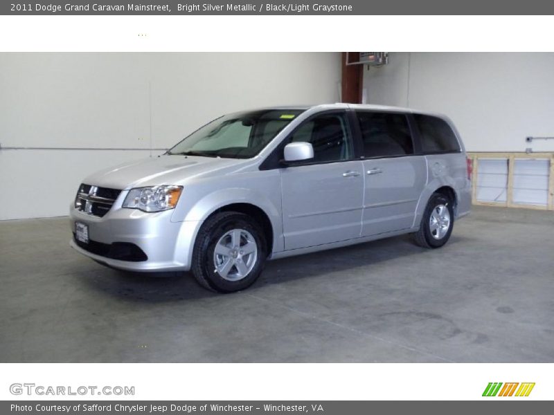 Bright Silver Metallic / Black/Light Graystone 2011 Dodge Grand Caravan Mainstreet