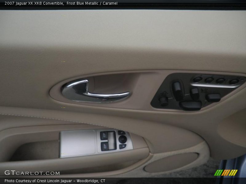 Frost Blue Metallic / Caramel 2007 Jaguar XK XK8 Convertible