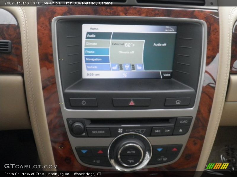Frost Blue Metallic / Caramel 2007 Jaguar XK XK8 Convertible