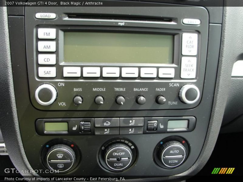 Controls of 2007 GTI 4 Door