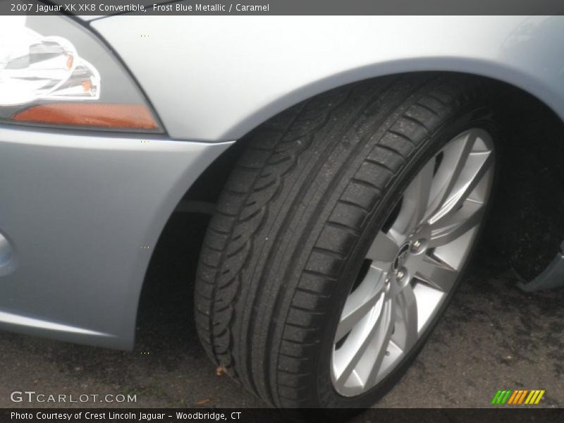 Frost Blue Metallic / Caramel 2007 Jaguar XK XK8 Convertible