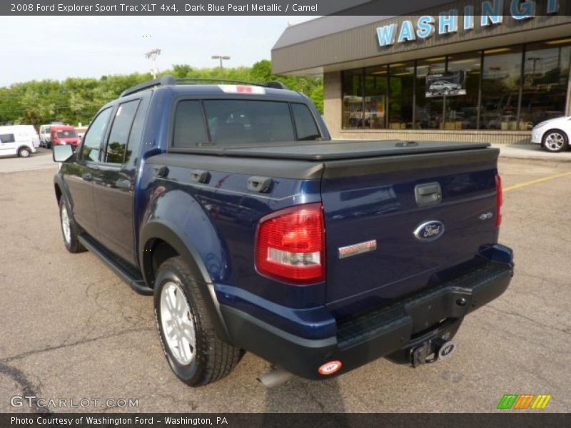 Dark Blue Pearl Metallic / Camel 2008 Ford Explorer Sport Trac XLT 4x4