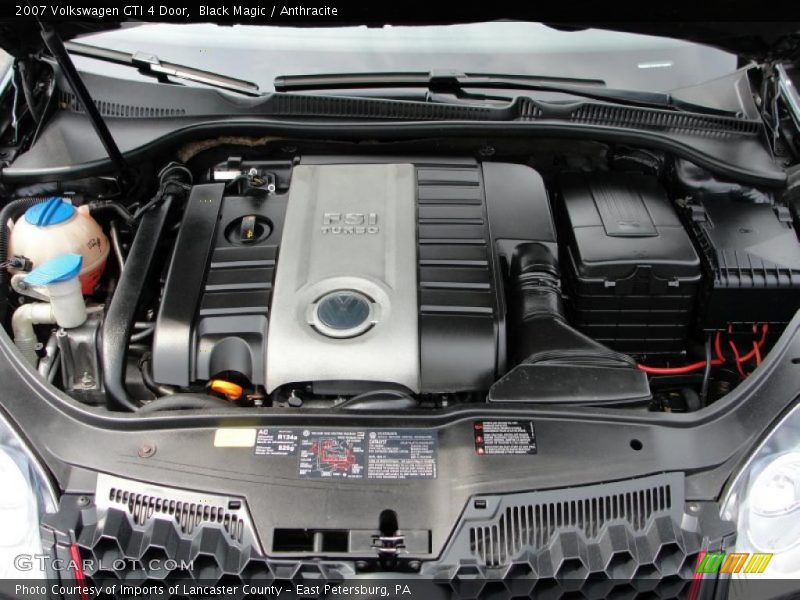  2007 GTI 4 Door Engine - 2.0 Liter FSI Turbocharged DOHC 16-Valve 4 Cylinder