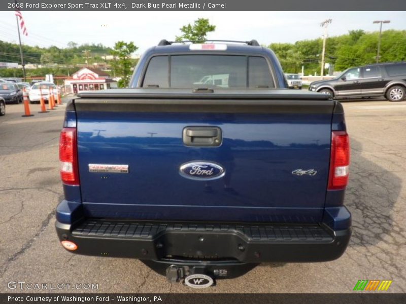 Dark Blue Pearl Metallic / Camel 2008 Ford Explorer Sport Trac XLT 4x4