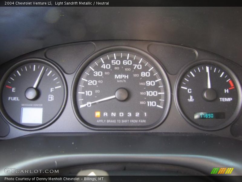 Light Sandrift Metallic / Neutral 2004 Chevrolet Venture LS