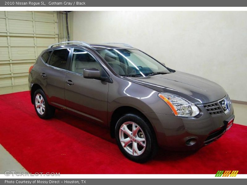 Gotham Gray / Black 2010 Nissan Rogue SL