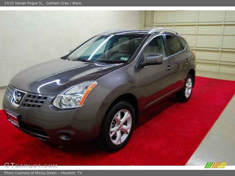 Gotham Gray / Black 2010 Nissan Rogue SL