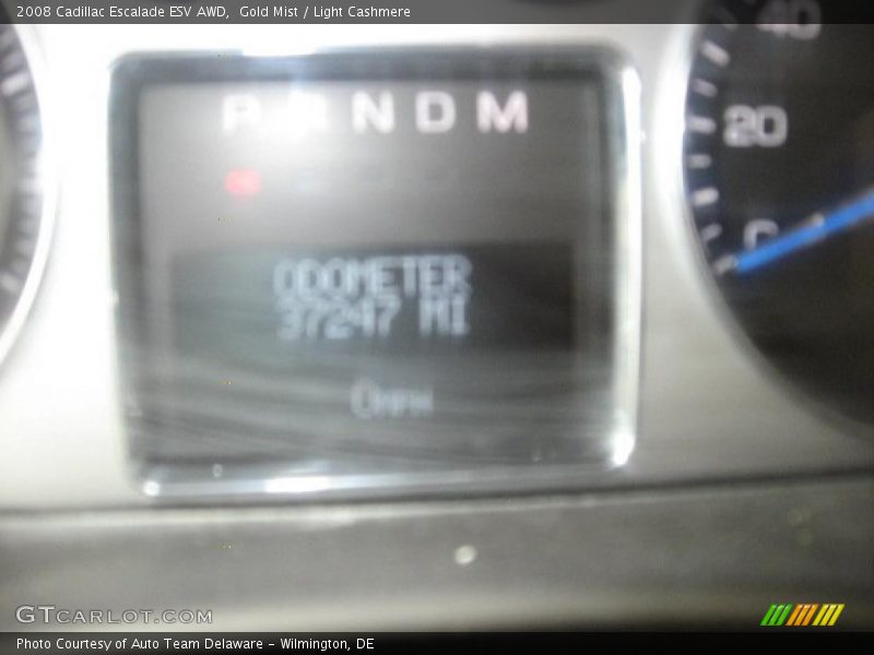 Gold Mist / Light Cashmere 2008 Cadillac Escalade ESV AWD