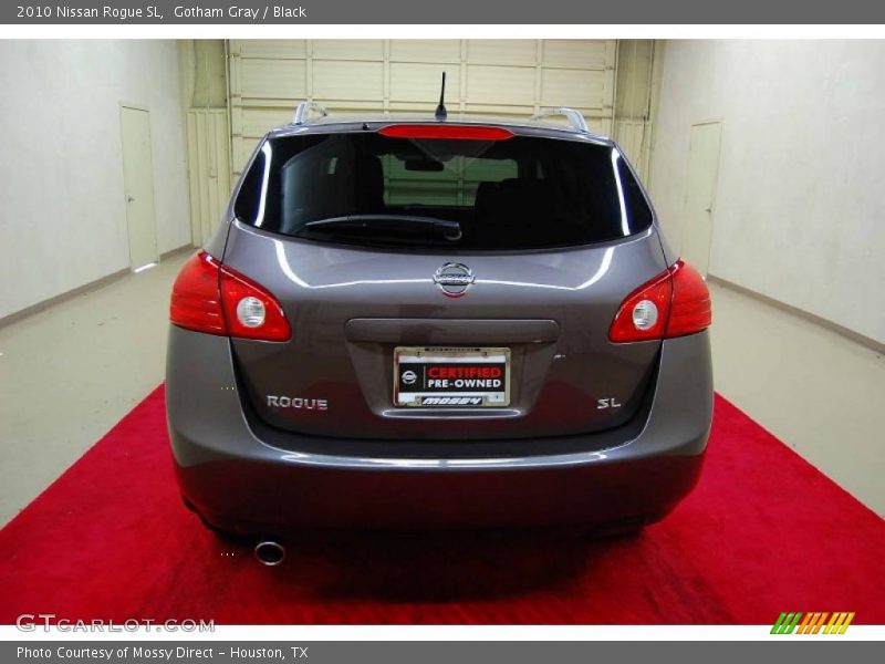 Gotham Gray / Black 2010 Nissan Rogue SL