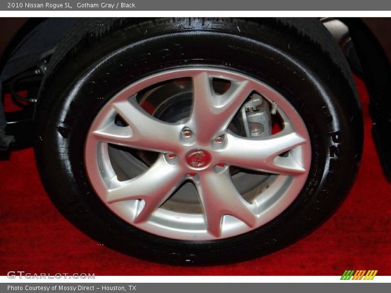 Gotham Gray / Black 2010 Nissan Rogue SL