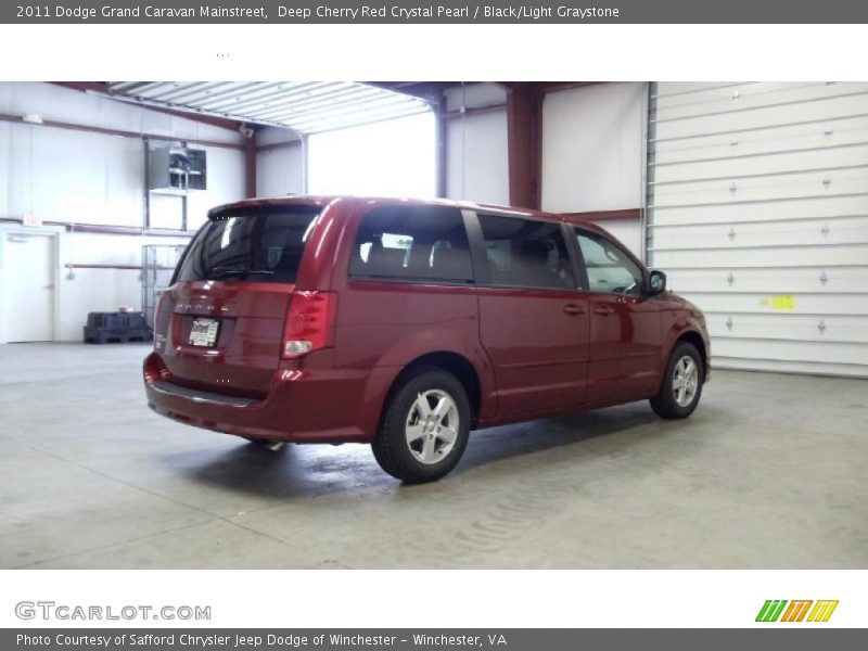 Deep Cherry Red Crystal Pearl / Black/Light Graystone 2011 Dodge Grand Caravan Mainstreet