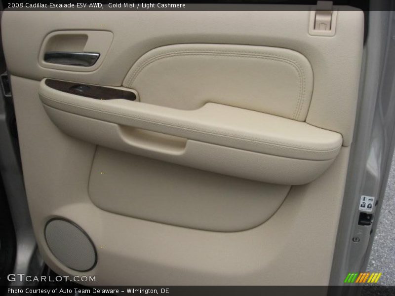 Gold Mist / Light Cashmere 2008 Cadillac Escalade ESV AWD