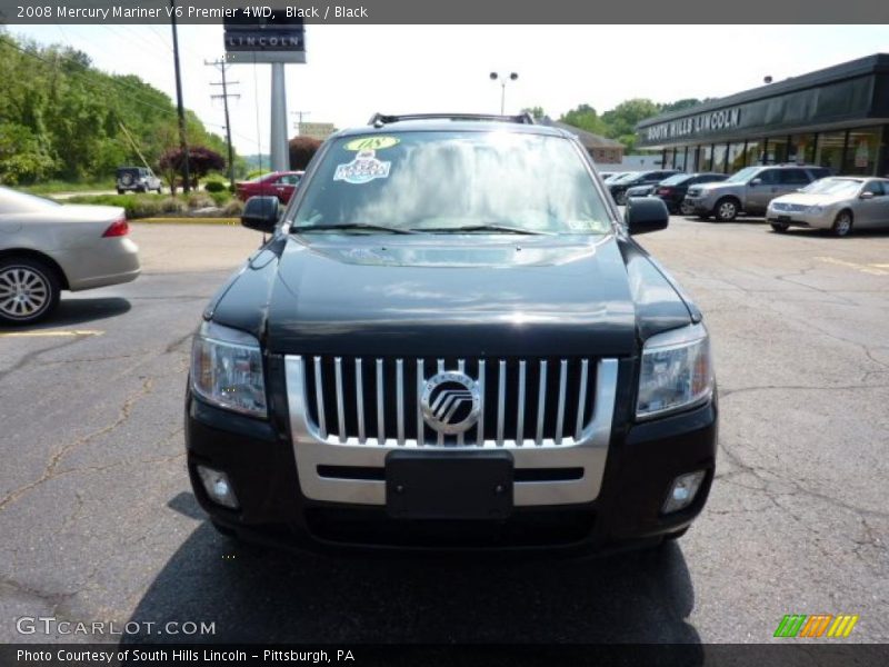 Black / Black 2008 Mercury Mariner V6 Premier 4WD