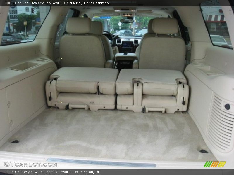 Gold Mist / Light Cashmere 2008 Cadillac Escalade ESV AWD