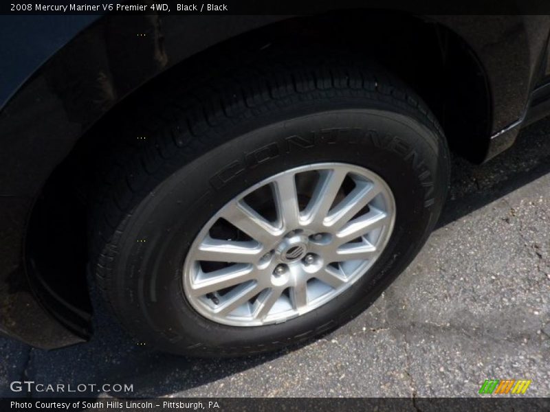 Black / Black 2008 Mercury Mariner V6 Premier 4WD