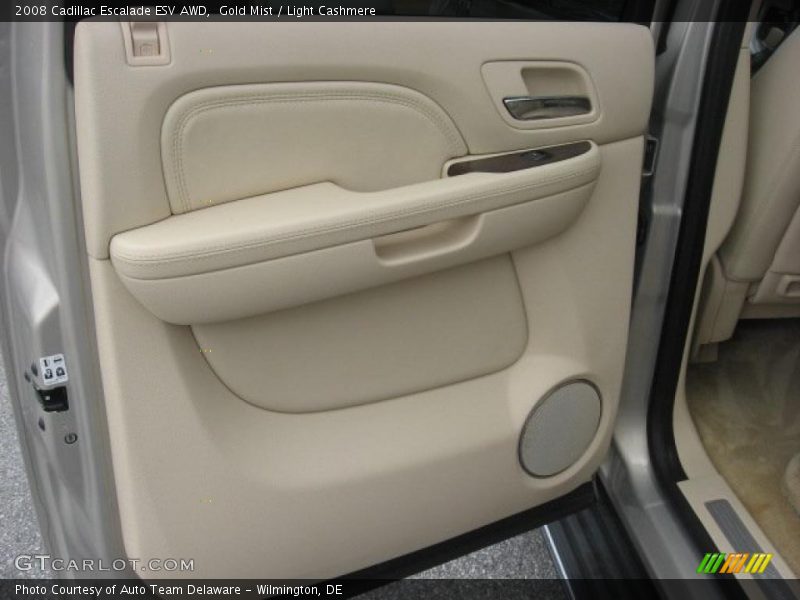 Gold Mist / Light Cashmere 2008 Cadillac Escalade ESV AWD