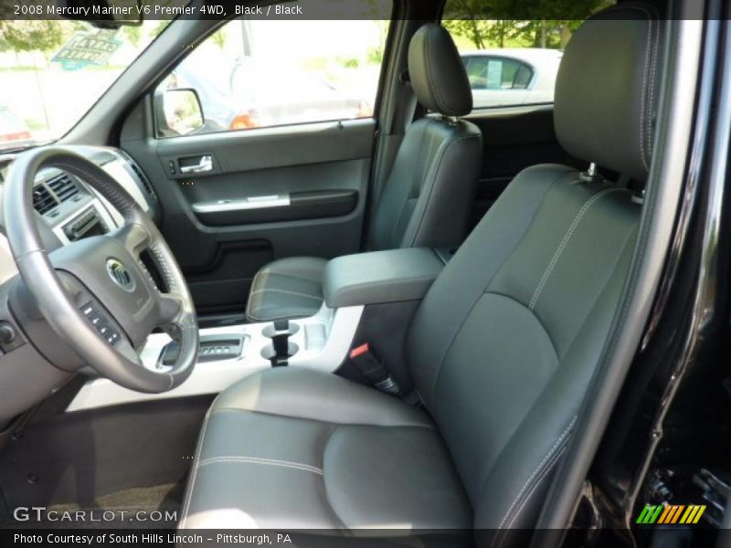 Black / Black 2008 Mercury Mariner V6 Premier 4WD
