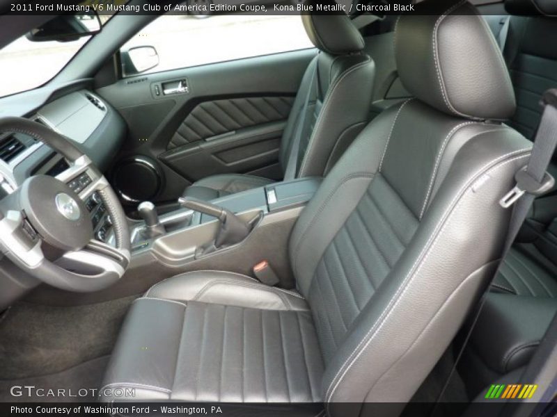 Kona Blue Metallic / Charcoal Black 2011 Ford Mustang V6 Mustang Club of America Edition Coupe