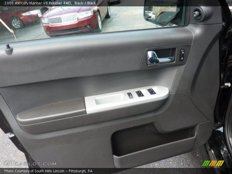 Black / Black 2008 Mercury Mariner V6 Premier 4WD