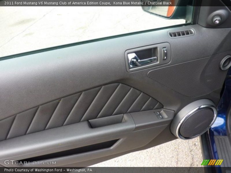 Kona Blue Metallic / Charcoal Black 2011 Ford Mustang V6 Mustang Club of America Edition Coupe