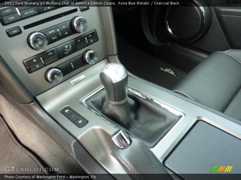 Kona Blue Metallic / Charcoal Black 2011 Ford Mustang V6 Mustang Club of America Edition Coupe