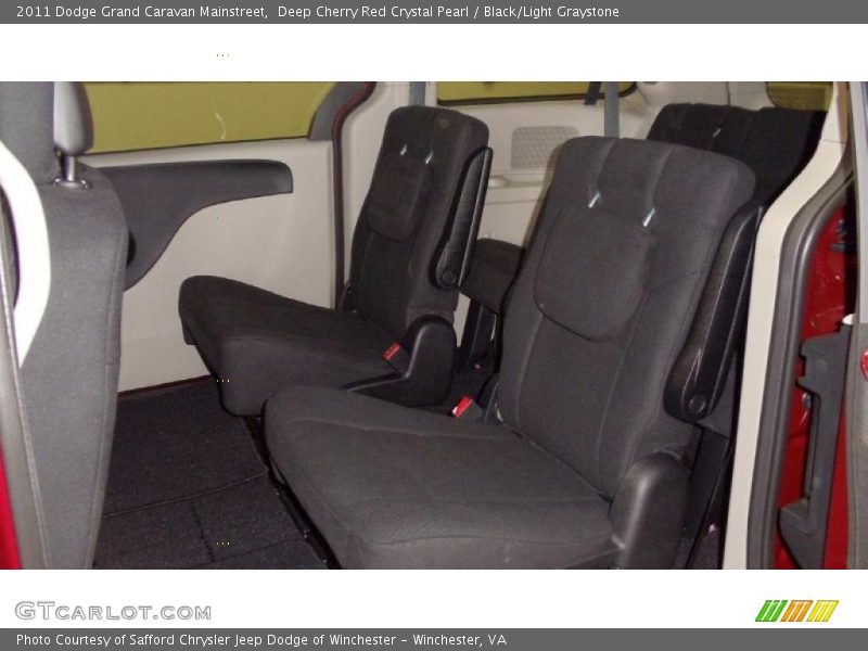 Deep Cherry Red Crystal Pearl / Black/Light Graystone 2011 Dodge Grand Caravan Mainstreet