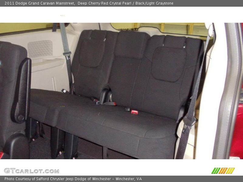 Deep Cherry Red Crystal Pearl / Black/Light Graystone 2011 Dodge Grand Caravan Mainstreet