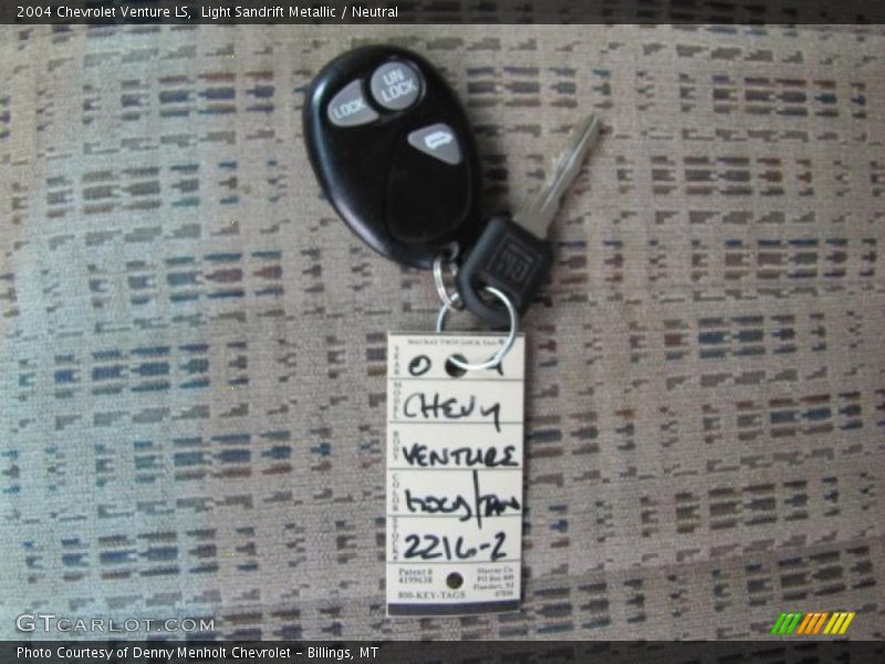 Light Sandrift Metallic / Neutral 2004 Chevrolet Venture LS