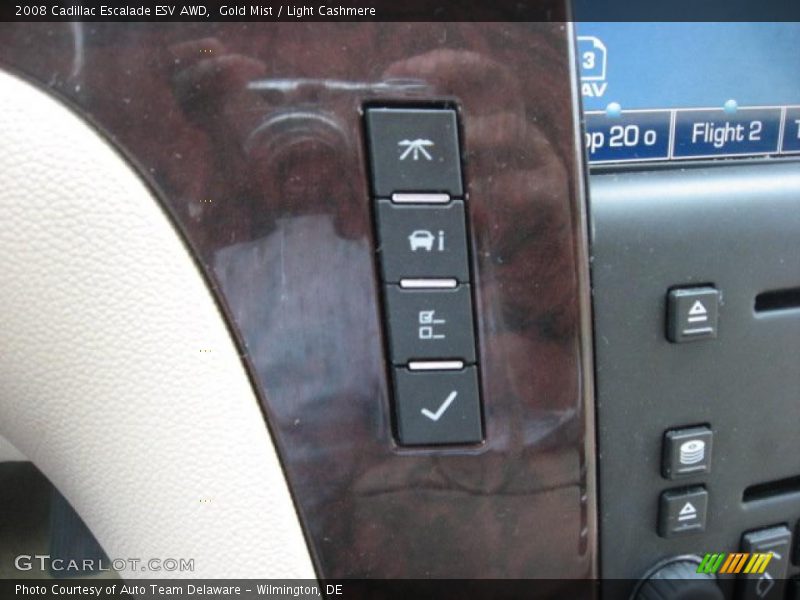 Gold Mist / Light Cashmere 2008 Cadillac Escalade ESV AWD