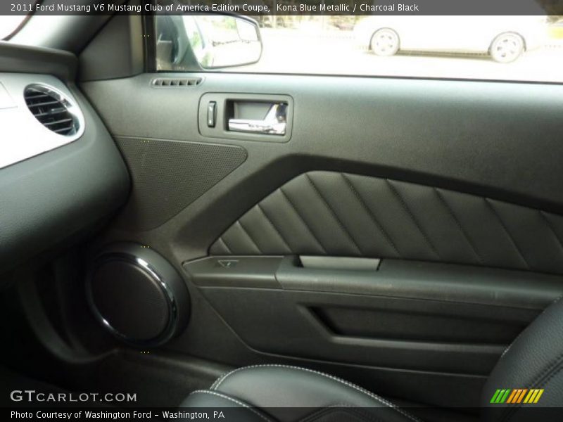 Kona Blue Metallic / Charcoal Black 2011 Ford Mustang V6 Mustang Club of America Edition Coupe