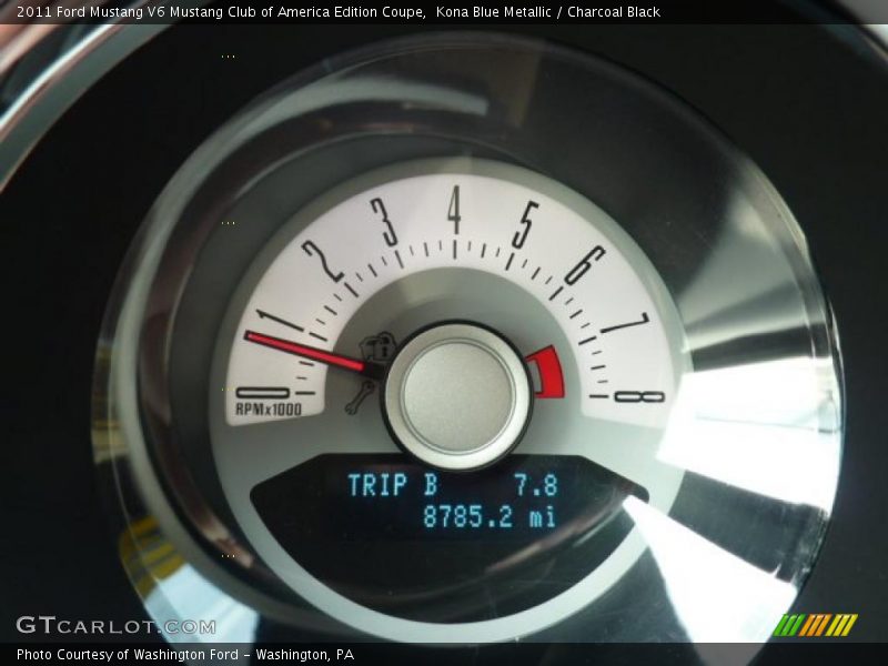 Kona Blue Metallic / Charcoal Black 2011 Ford Mustang V6 Mustang Club of America Edition Coupe