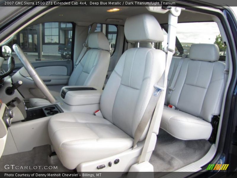 Deep Blue Metallic / Dark Titanium/Light Titanium 2007 GMC Sierra 1500 Z71 Extended Cab 4x4