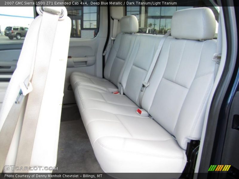 Deep Blue Metallic / Dark Titanium/Light Titanium 2007 GMC Sierra 1500 Z71 Extended Cab 4x4