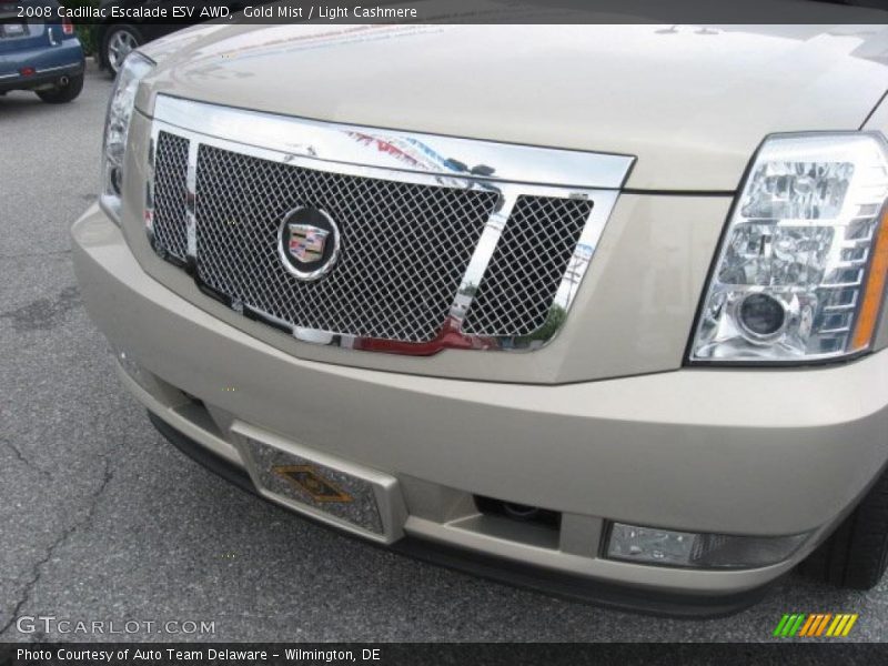 Gold Mist / Light Cashmere 2008 Cadillac Escalade ESV AWD