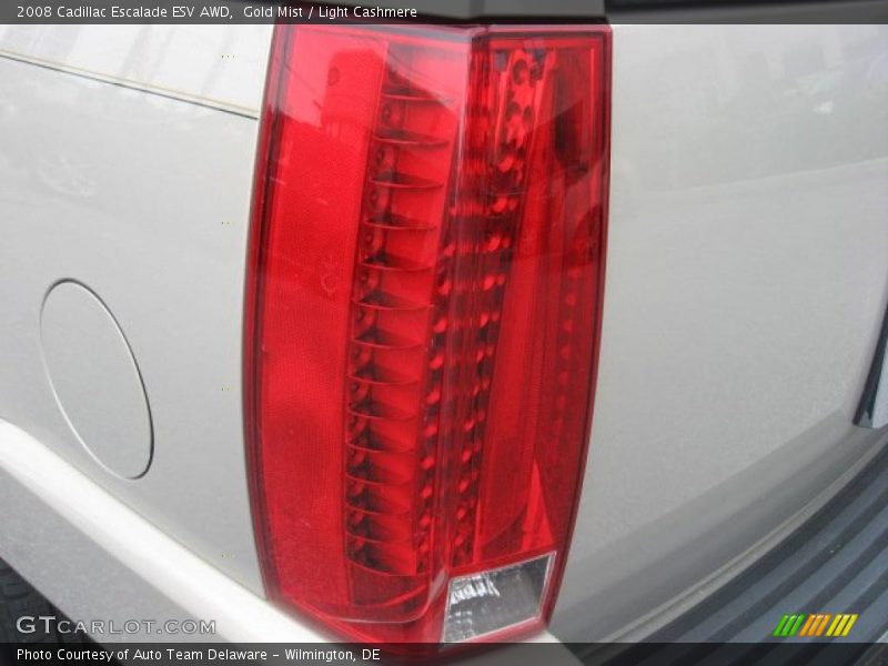 Gold Mist / Light Cashmere 2008 Cadillac Escalade ESV AWD
