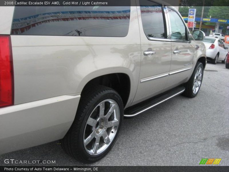 Gold Mist / Light Cashmere 2008 Cadillac Escalade ESV AWD