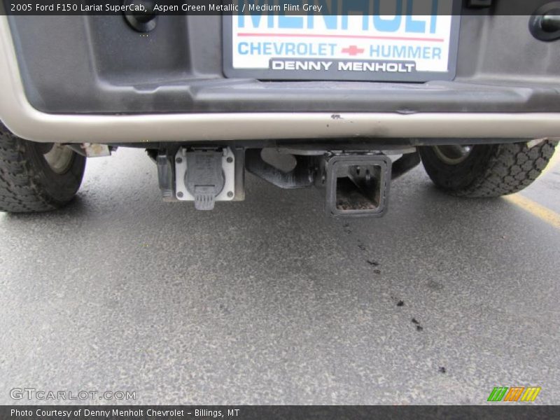 Aspen Green Metallic / Medium Flint Grey 2005 Ford F150 Lariat SuperCab