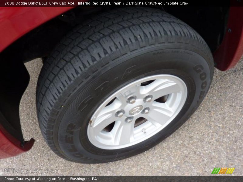 Inferno Red Crystal Pearl / Dark Slate Gray/Medium Slate Gray 2008 Dodge Dakota SLT Crew Cab 4x4