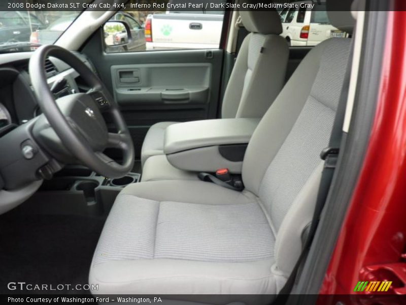 Inferno Red Crystal Pearl / Dark Slate Gray/Medium Slate Gray 2008 Dodge Dakota SLT Crew Cab 4x4