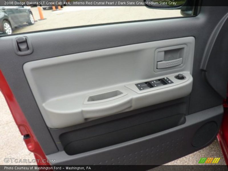Inferno Red Crystal Pearl / Dark Slate Gray/Medium Slate Gray 2008 Dodge Dakota SLT Crew Cab 4x4