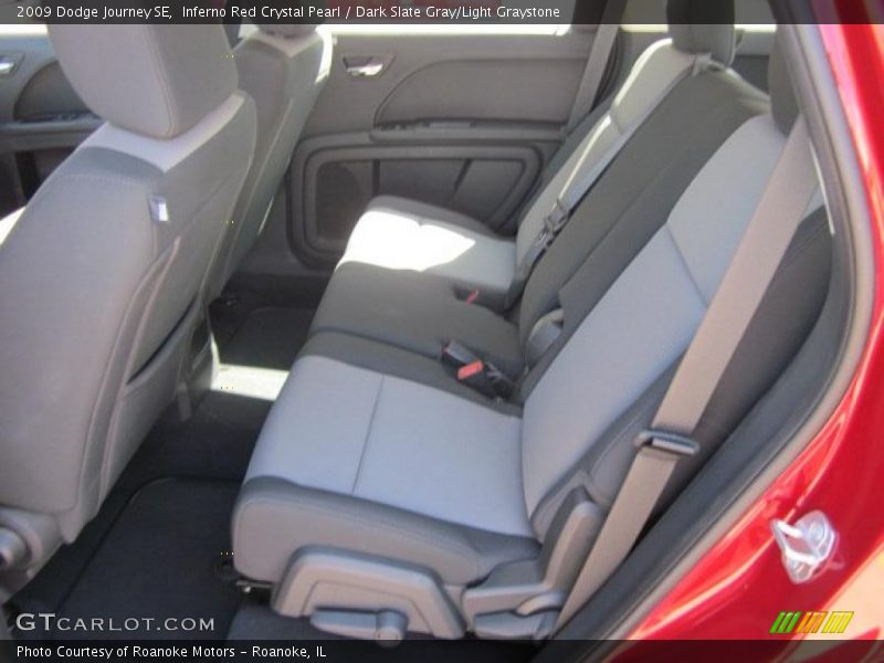 Inferno Red Crystal Pearl / Dark Slate Gray/Light Graystone 2009 Dodge Journey SE