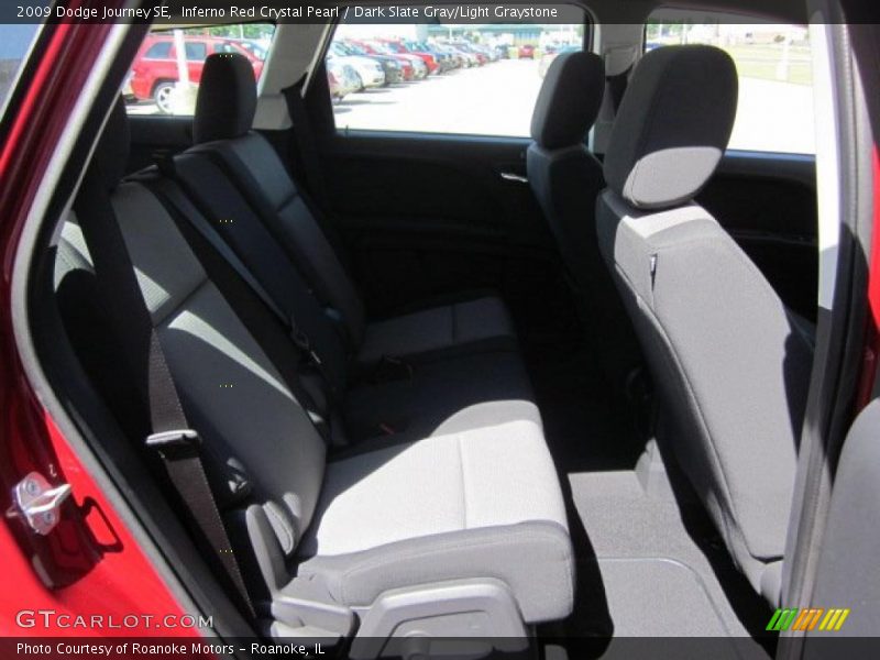 Inferno Red Crystal Pearl / Dark Slate Gray/Light Graystone 2009 Dodge Journey SE