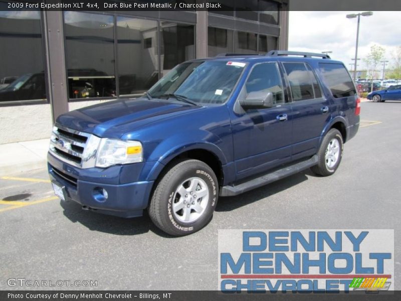 Dark Blue Pearl Metallic / Charcoal Black 2009 Ford Expedition XLT 4x4