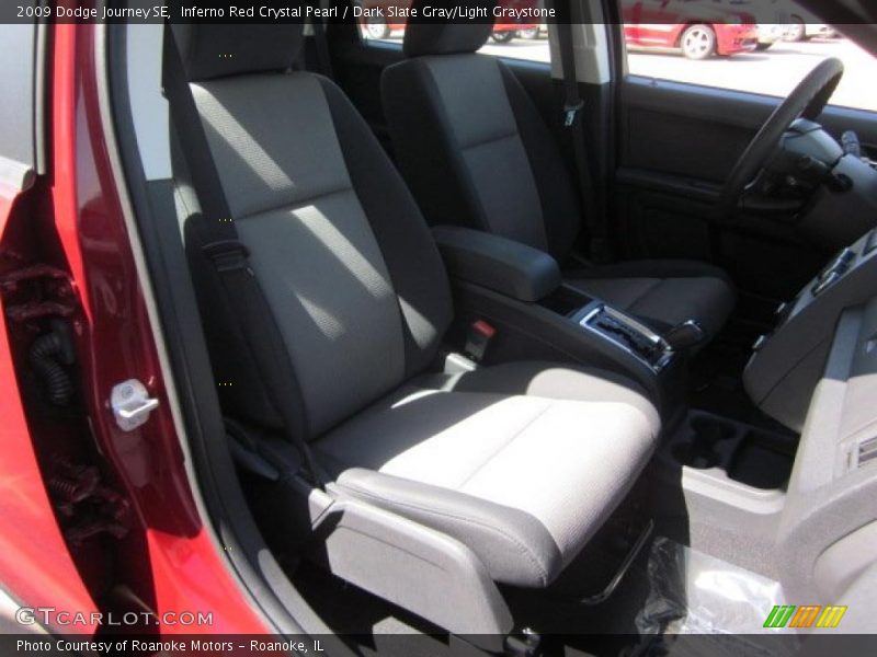 Inferno Red Crystal Pearl / Dark Slate Gray/Light Graystone 2009 Dodge Journey SE