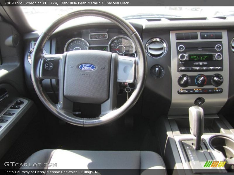 Dark Blue Pearl Metallic / Charcoal Black 2009 Ford Expedition XLT 4x4