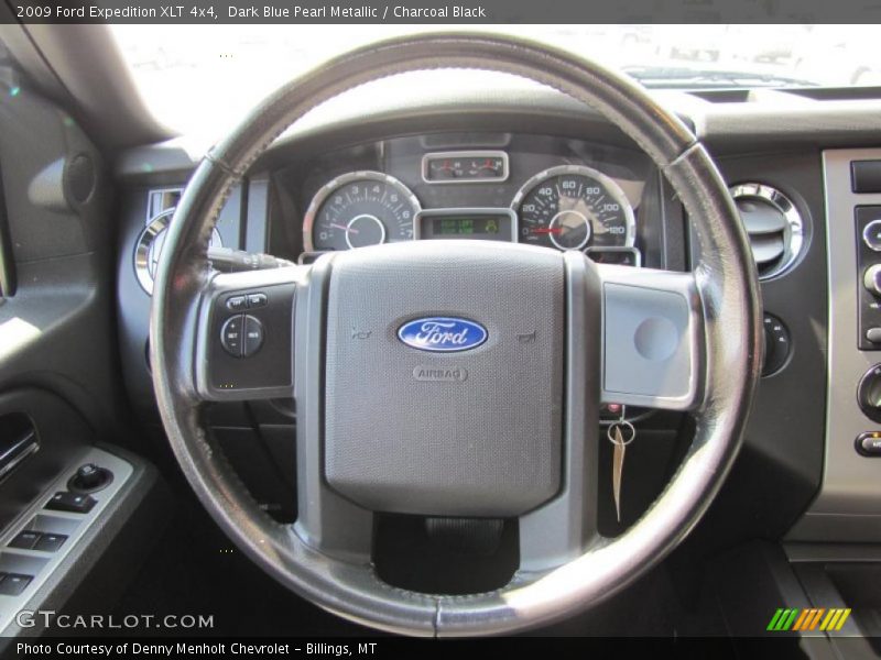 Dark Blue Pearl Metallic / Charcoal Black 2009 Ford Expedition XLT 4x4